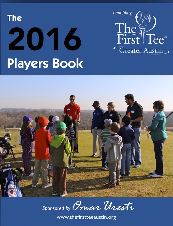 2016 Players Book First Tee Greater Austin